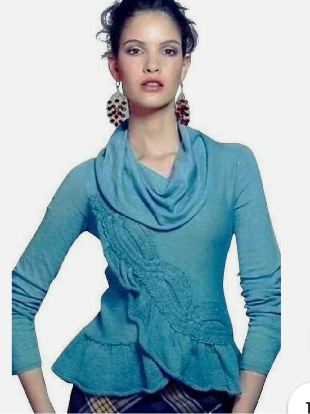 Anthropologie Moth Switching Sides Sweater